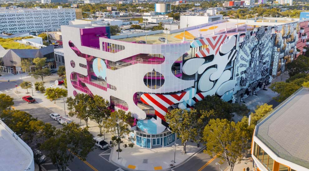 Museum Garage is one of the most instagrammable places in Miami.