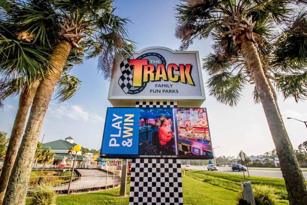 The Track is one of the best places to go in Destin, Florida.