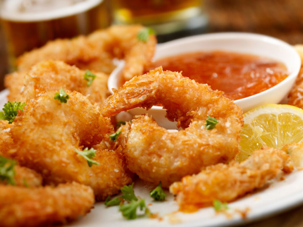 Fried shrimp- seafood restaurants in Destin FL