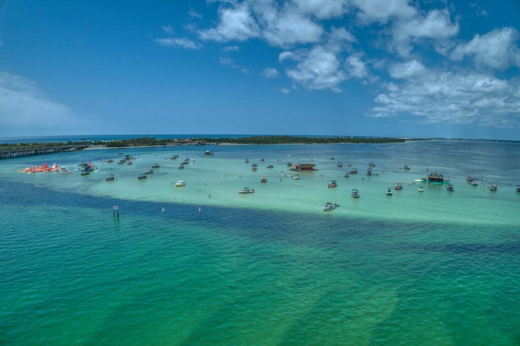 Crab Island on a Beautiful Spring Day