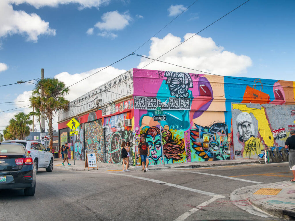  Wynwood Art District is one of the places to visit in 24 hours in Miami.