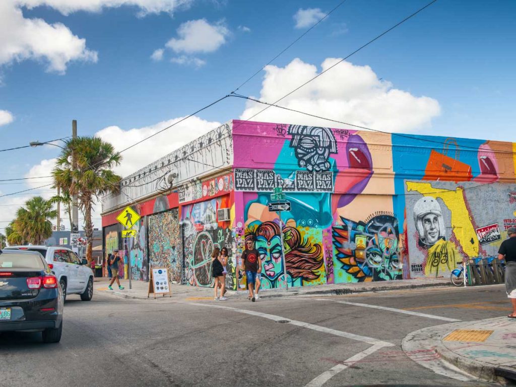 Strolling around the Wynwood Art District is one of the best things to do in Wynwood Miami.