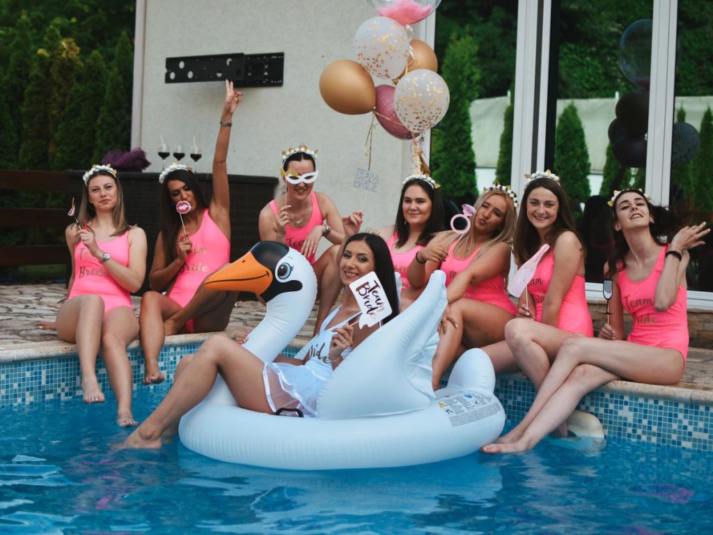 Enjoying a Pool Party at a Luxury Hotel is one of the best bachelorette party Miami ideas.
