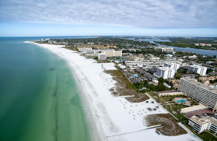 Siesta Key is one of the most beautiful islands in Florida.